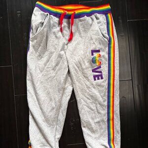 Disney  Rainbow Capri Jogger Sweatpants